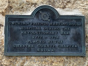 Sign for Uwchlan Friends Meeting House